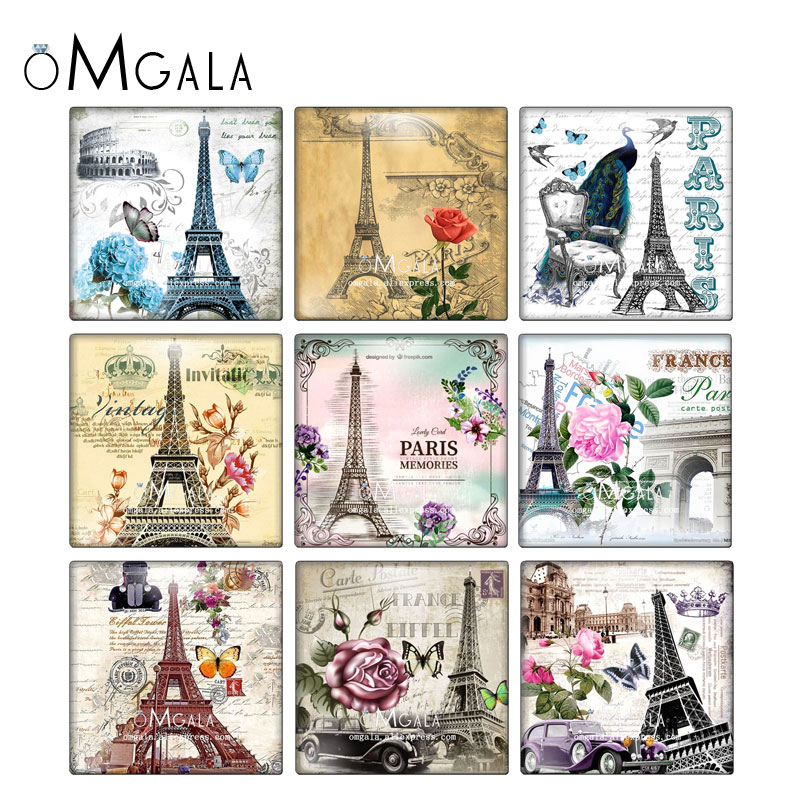Jewelry Making Paris - Vintage paris eiffel tower รูปแบบศิลปะ 12