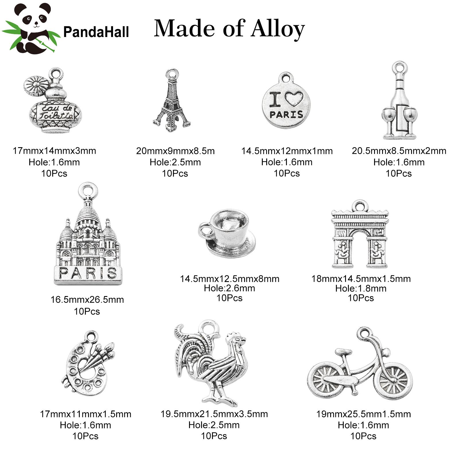 Jewelry Making Paris - PandaHall ชุด 100 ชิ้น 10 แบบ