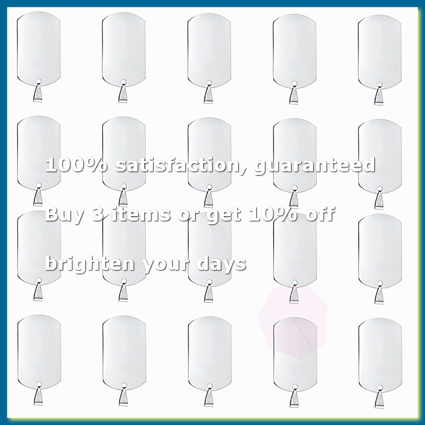 Jewelry Making Tools Names - แผ่นป้ายสแตนเลสแบบมีห่วงเกี่ยว 20 ชิ้น สำหรับทำเครื่องประดับ ป้ายชื่อสัตว์เลี้ยง งานฝีมือ