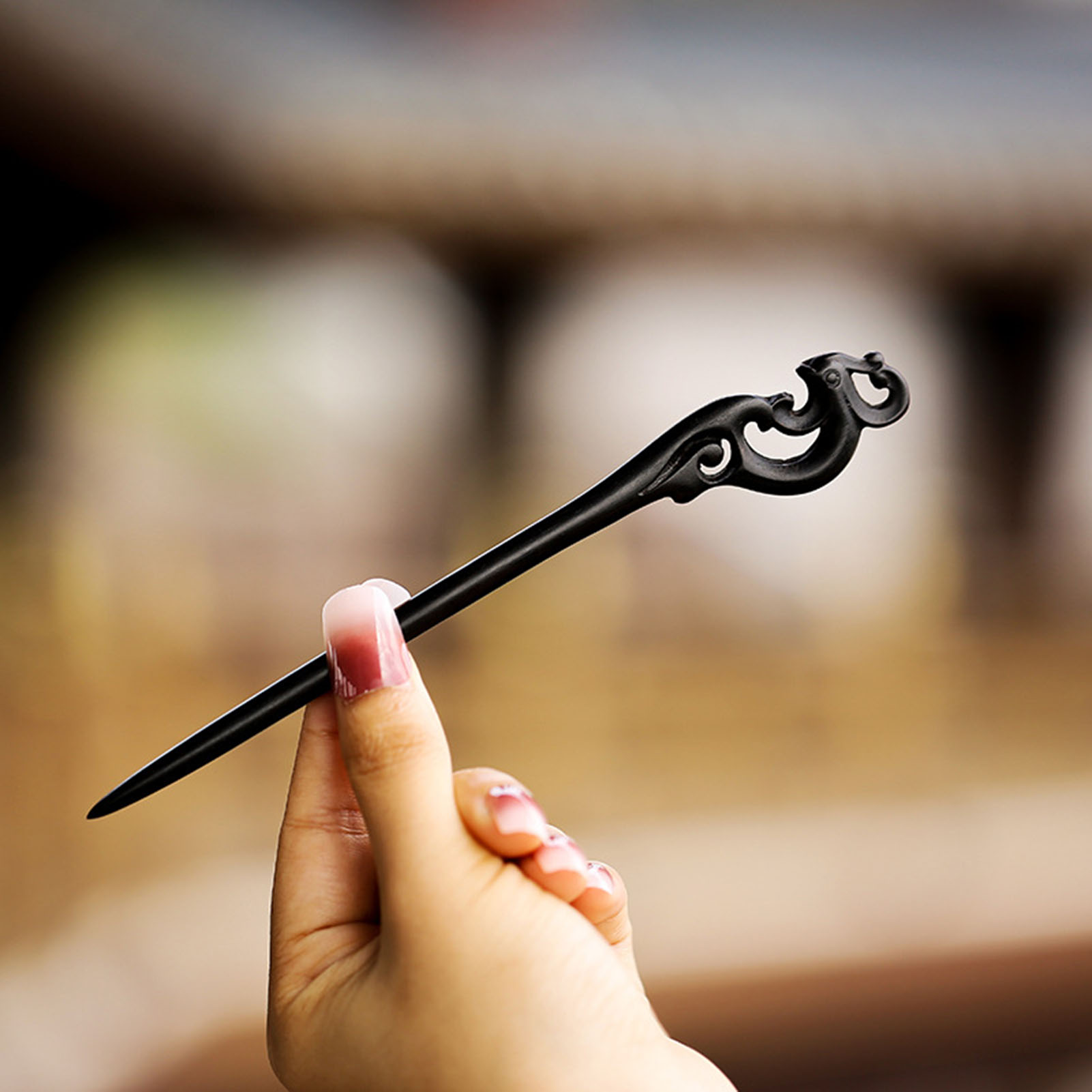 สไตล์จีนผม Minimalist ไม้จันทน - Jewelry Making Adults บทวิจารณ์และราคา