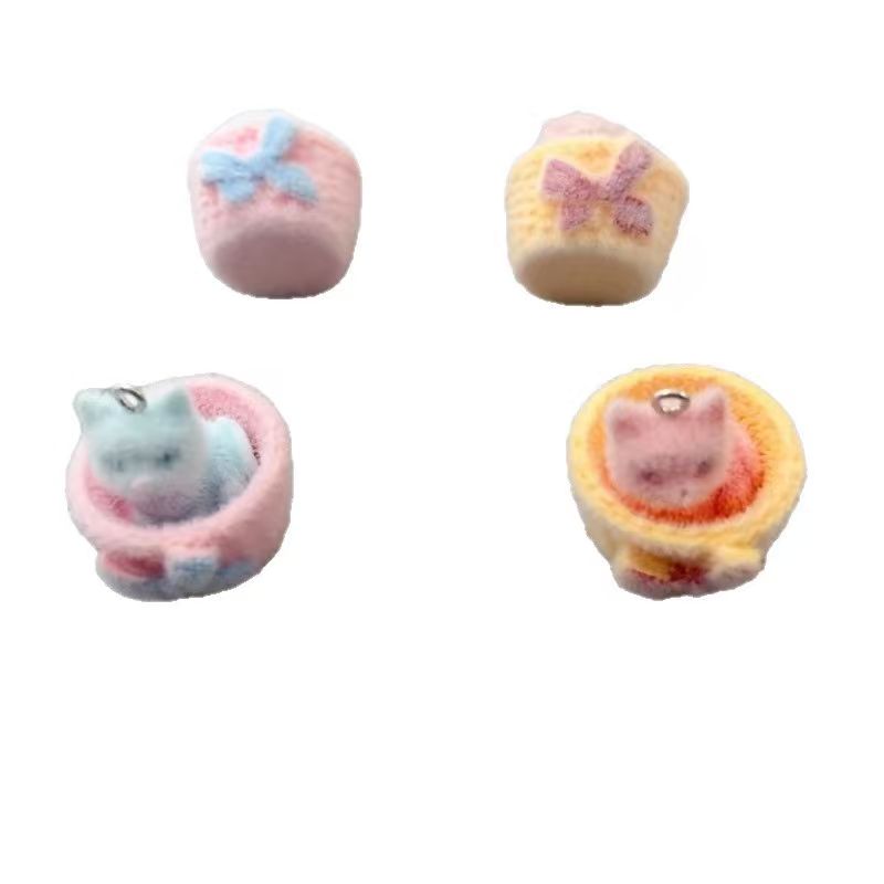 จี้แมวเรซิน 3D แบบนุ่ม 4 ชิ้น  - Jewelry Making Accessories บทวิจารณ์และราคา
