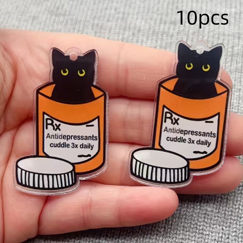 จี้อะคริลิครูปแมวสำหรับทำเครื่ - Jewelry Making Accessories บทวิจารณ์และราคา