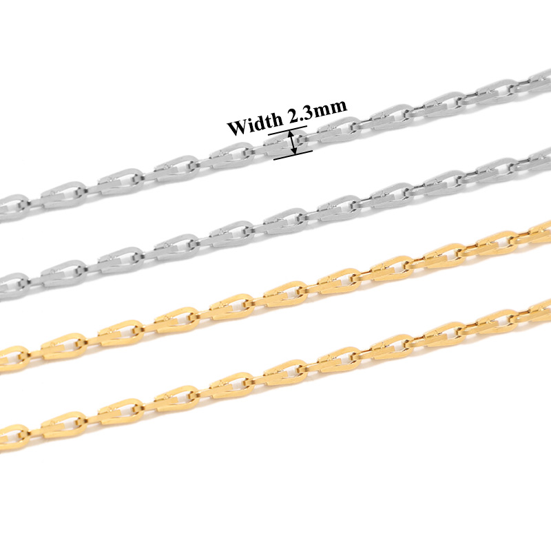 1เมตรสแตนเลสสตีล Rolo สายโซ่สแ - Jewelry Making Paris บทวิจารณ์และราคา