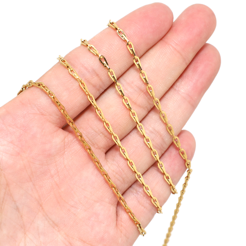 1เมตรสแตนเลสสตีล Rolo สายโซ่สแ - Jewelry Making Paris บทวิจารณ์และราคา