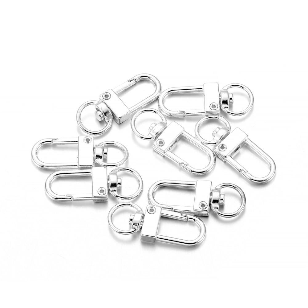 ตะขอเกี่ยวแบบหมุนได้ 10 ชิ้น/แ - Jewelry Making Metal Supplies บทวิจารณ์และราคา