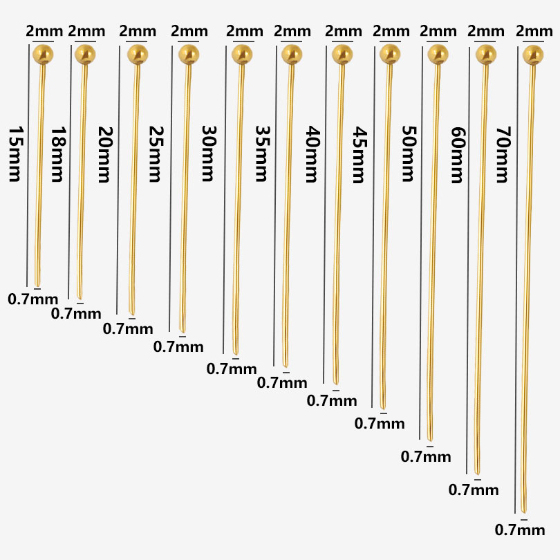 50 ชิ้น/ล็อต 18K Gold Plated B - Jewelry Making Drill บทวิจารณ์และราคา