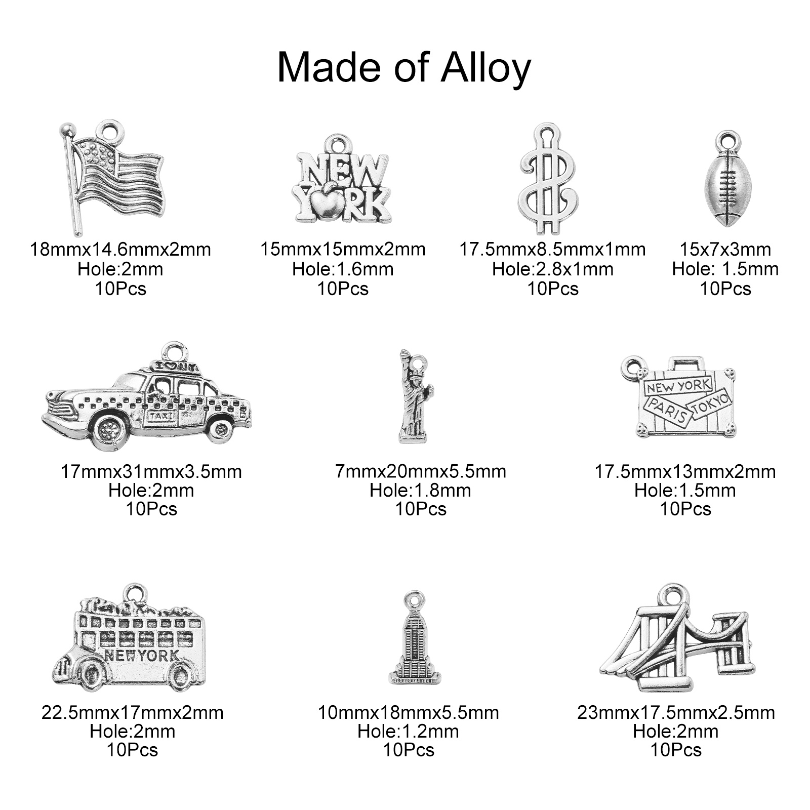 แพนด้าฮอลล์ ชุดจี้ห้อยกระเป๋าเ - Jewelry Making York บทวิจารณ์และราคา