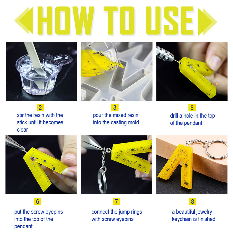 ตัวอักษรอีพ็อกซี่เรซินชุดแม่พิ - Jewelry Making Drill บทวิจารณ์และราคา