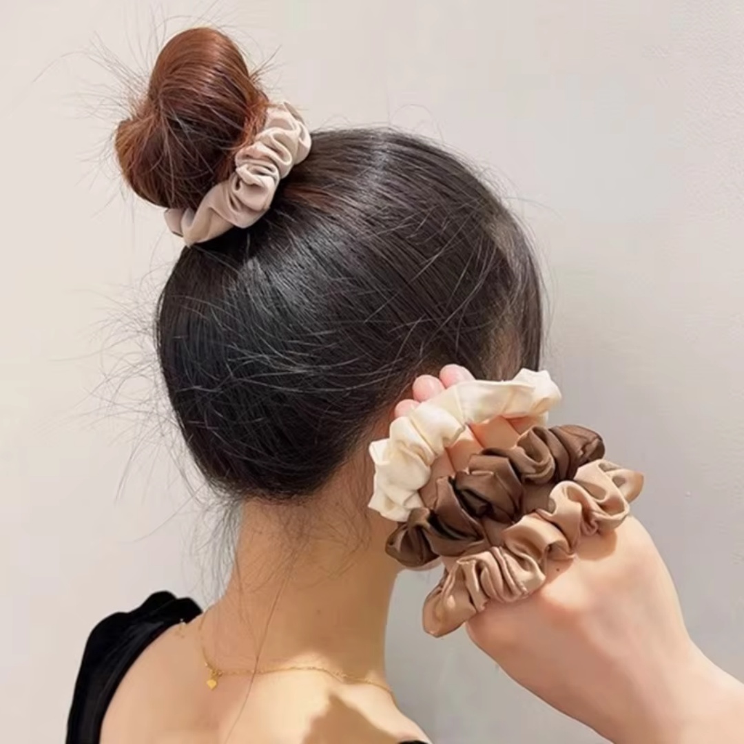 ยางรัดผมผ้าซาติน 5 ชิ้น ยางรัด - Jewelry Making Adults บทวิจารณ์และราคา