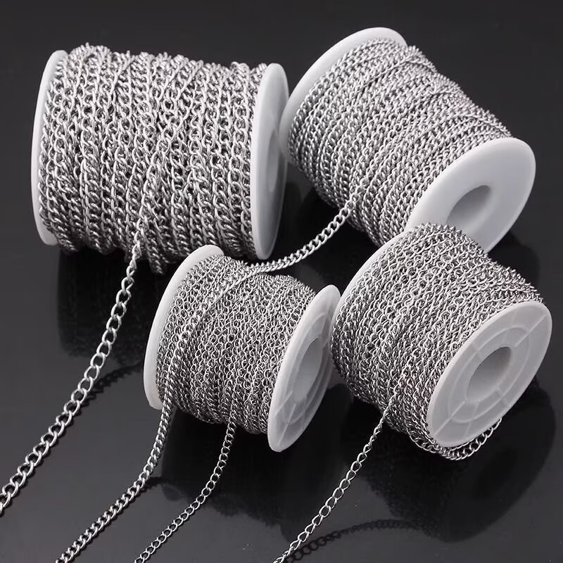 โซ่ต่อขยายสร้อยคอสแตนเลส 5 เมต - Jewelry Making Event บทวิจารณ์และราคา