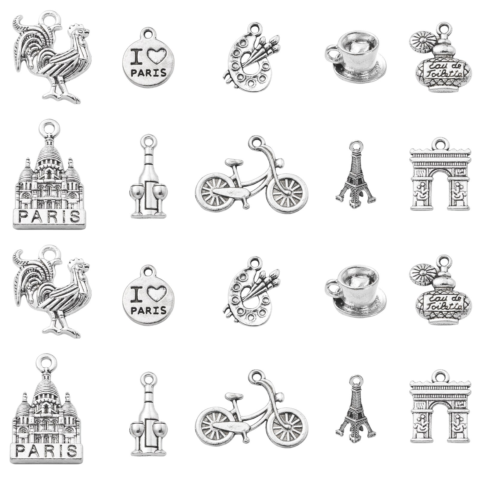 PandaHall ชุด 100 ชิ้น 10 แบบ  - Jewelry Making Paris บทวิจารณ์และราคา