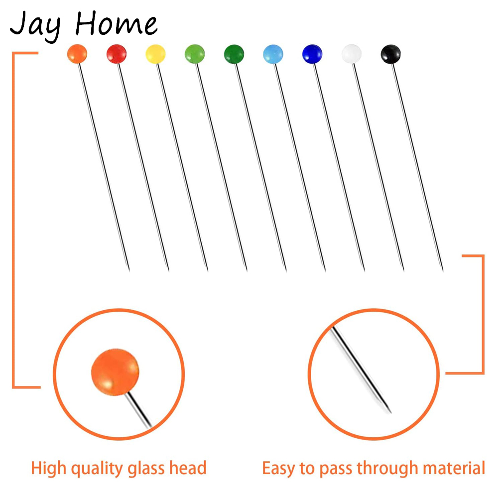 250PCS เย็บ Pins Multicolor หั - Jewelry Making Head Pins บทวิจารณ์และราคา