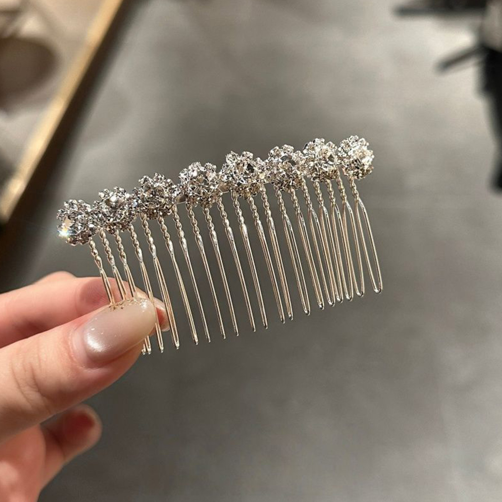 หวีเสียบผมรูปดอกไม้ประดับเพชรแ - Jewelry Making Adults บทวิจารณ์และราคา