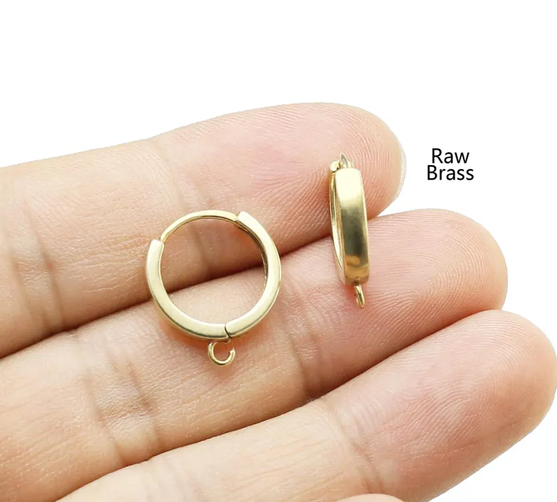 10 ชิ้นทองเหลืองห่วงหู, Leverb - Jewelry Making Metal Supplies บทวิจารณ์และราคา
