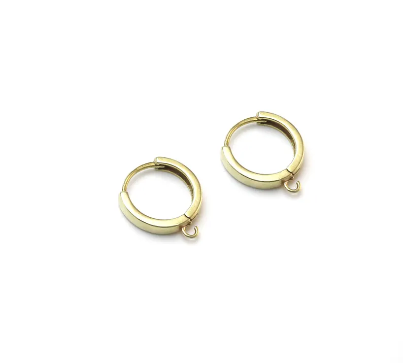 10 ชิ้นทองเหลืองห่วงหู, Leverb - Jewelry Making Metal Supplies บทวิจารณ์และราคา