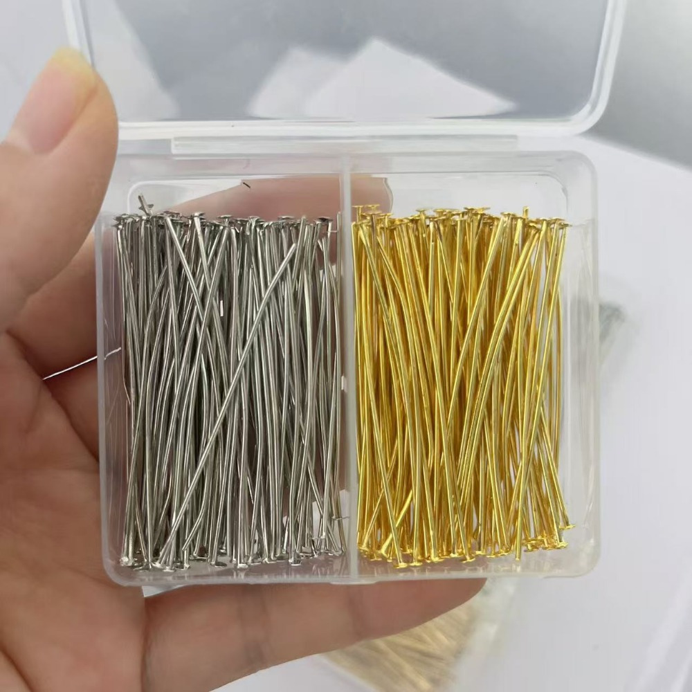 เข็มหัวเหล็กขนาด 30/40/50 มม.  - Jewelry Making Head Pins บทวิจารณ์และราคา