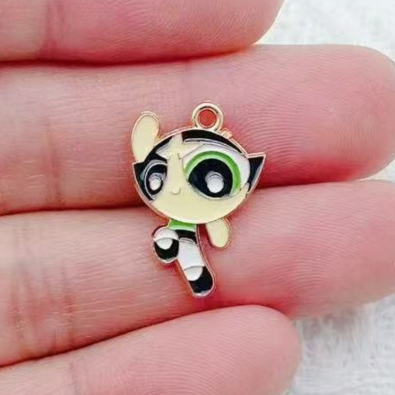 จี้รูปการ์ตูนสาวน้อยเคลือบน้ำม - Jewelry Making Accessories บทวิจารณ์และราคา