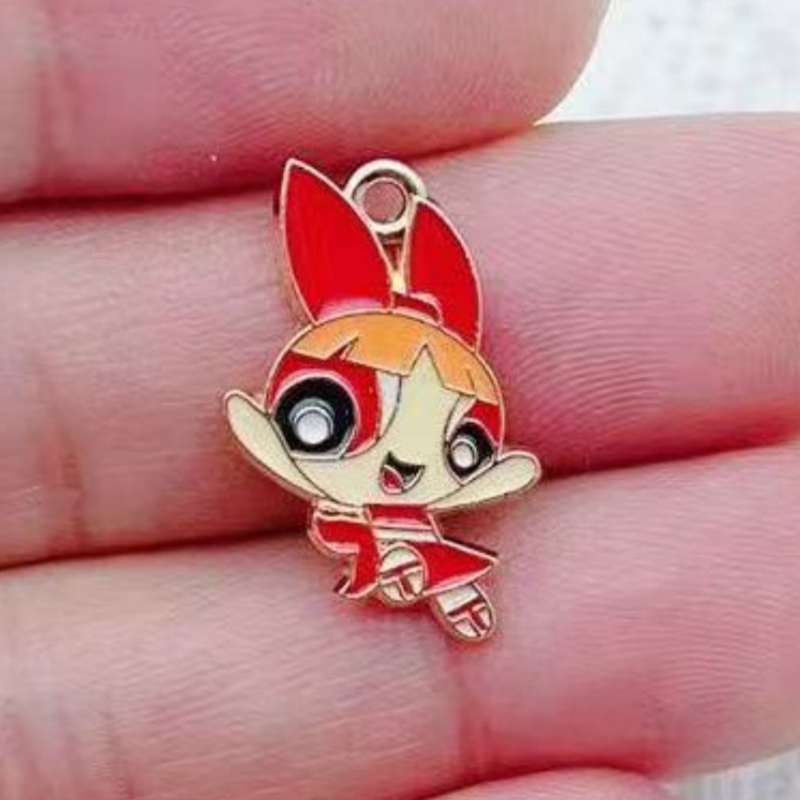 จี้รูปการ์ตูนสาวน้อยเคลือบน้ำม - Jewelry Making Accessories บทวิจารณ์และราคา