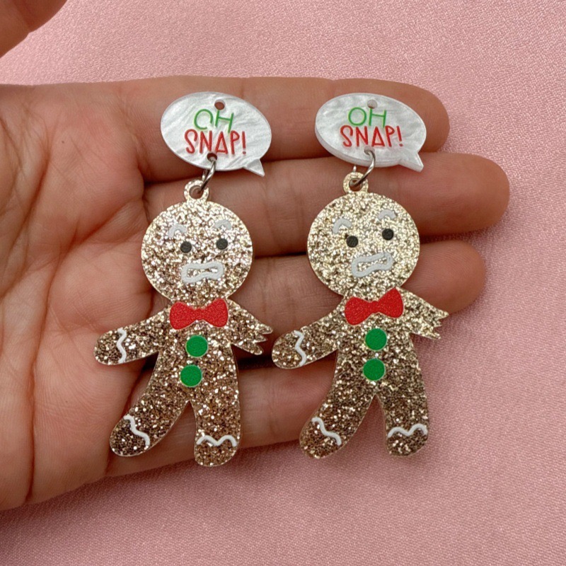 จี้รูปคนขนมปังขิงน่ารัก 10 ชิ้ - Jewelry Making Accessories บทวิจารณ์และราคา