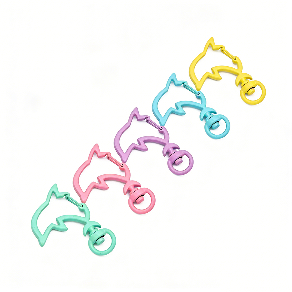 ตะขอเกี่ยวโลหะรูปปลาโลมาสีลูกก - Jewelry Making Metal Supplies บทวิจารณ์และราคา