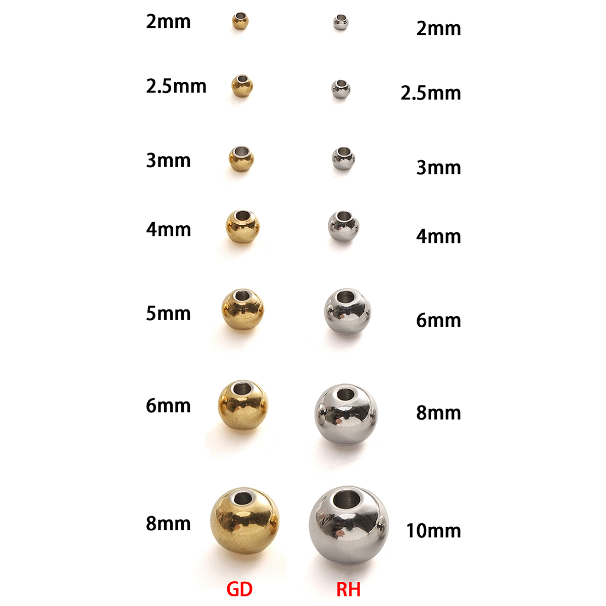 ลูกปัดสแตนเลส2-8มม. สำหรับทำเค - Seed Bead Tube บทวิจารณ์และราคา