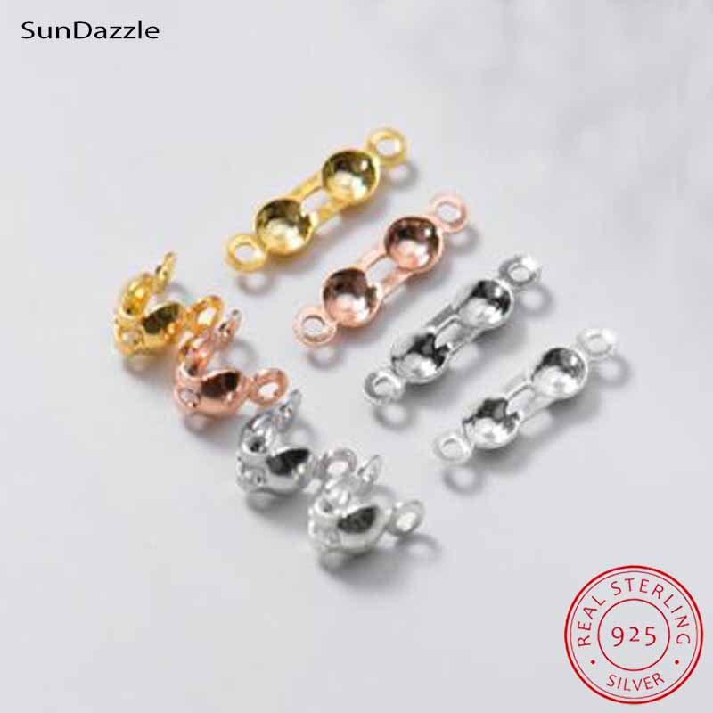 ตัวล็อคปลายลูกปัดเงินแท้ 925 จ - Jewelry Making Name บทวิจารณ์และราคา