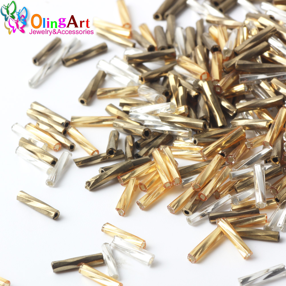 ลูกปัดแก้วหลากสี OlingArt ขนาด - Seed Bead Tube บทวิจารณ์และราคา