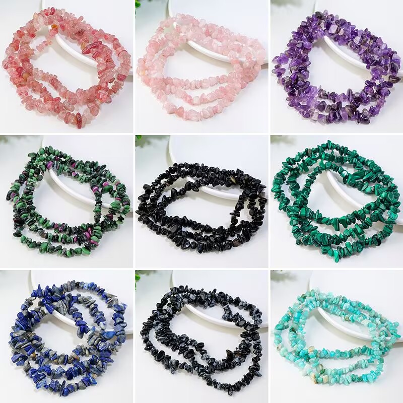 ลูกปัดหินธรรมชาติขนาด 5-12 มม. - Jewelry Making Event บทวิจารณ์และราคา