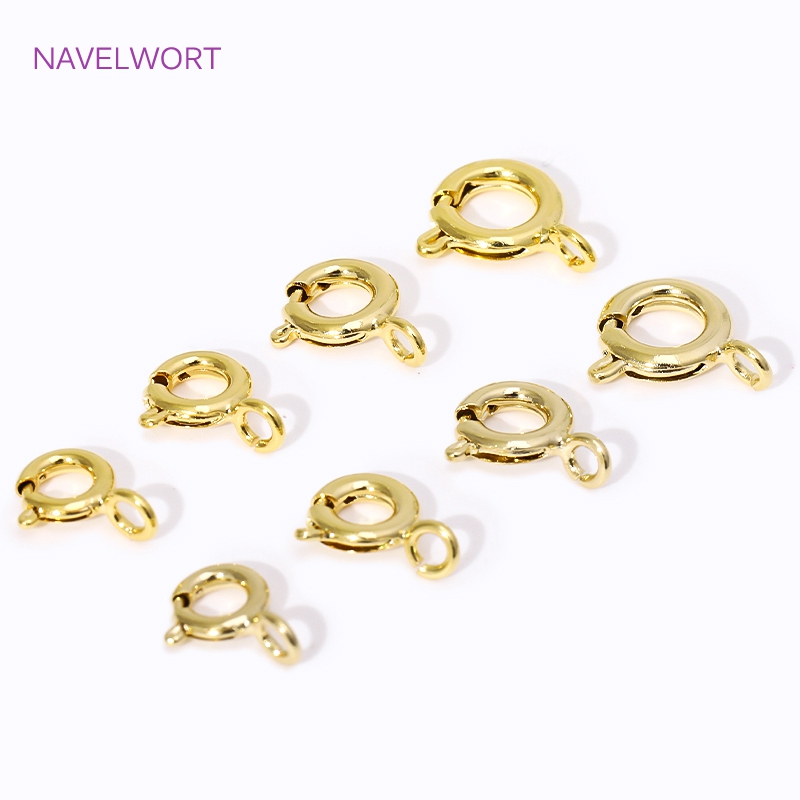ตัวล็อคแบบสปริงทองเหลืองชุบทอง - Jewelry Making Metal Supplies บทวิจารณ์และราคา
