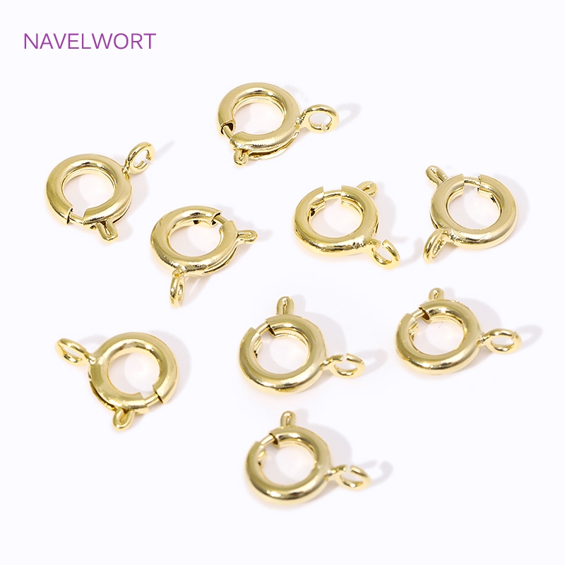 ตัวล็อคแบบสปริงทองเหลืองชุบทอง - Jewelry Making Metal Supplies บทวิจารณ์และราคา