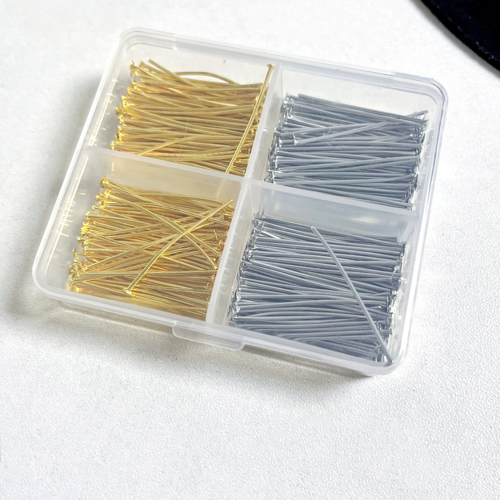 หมุดหัวเหล็กแบบผสม 400 ชิ้น ขน - Jewelry Making Head Pins บทวิจารณ์และราคา
