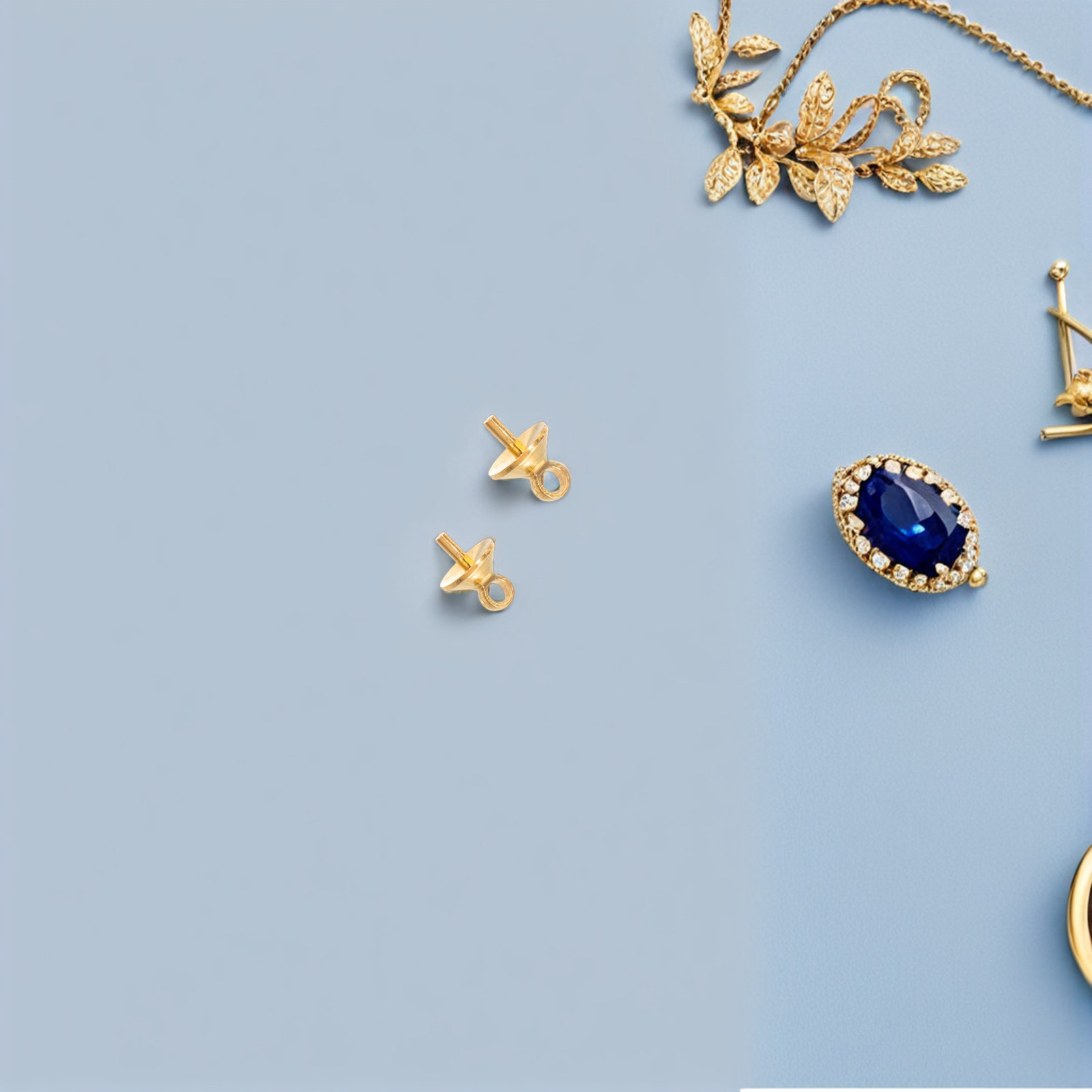 100 ชิ้น ตัวยึดห่วงทองแดงแบบเจ - Jewelry Making Drill บทวิจารณ์และราคา