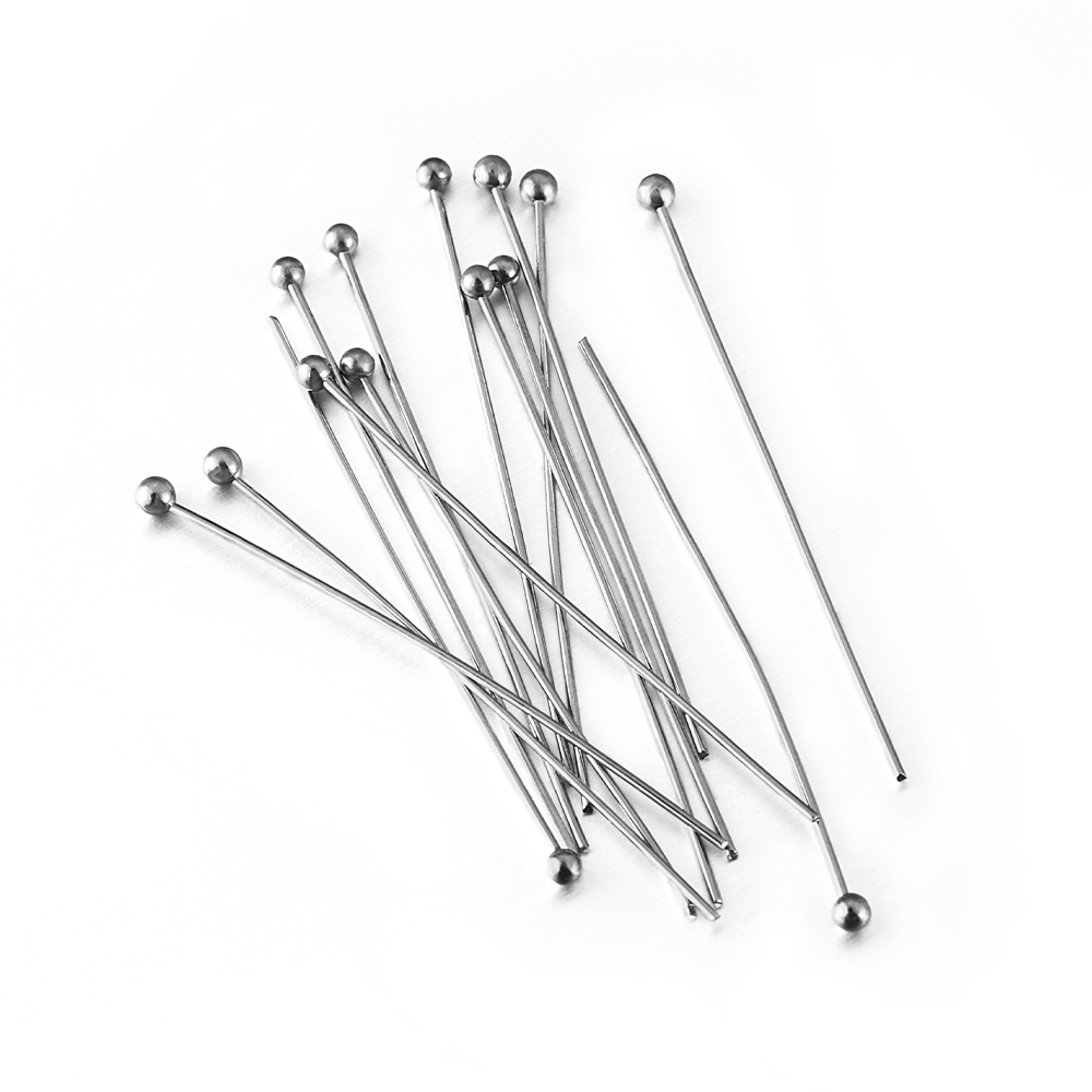 50 ชิ้น/ล็อต 12 14 16 20 25 30 - Jewelry Making Head Pins บทวิจารณ์และราคา