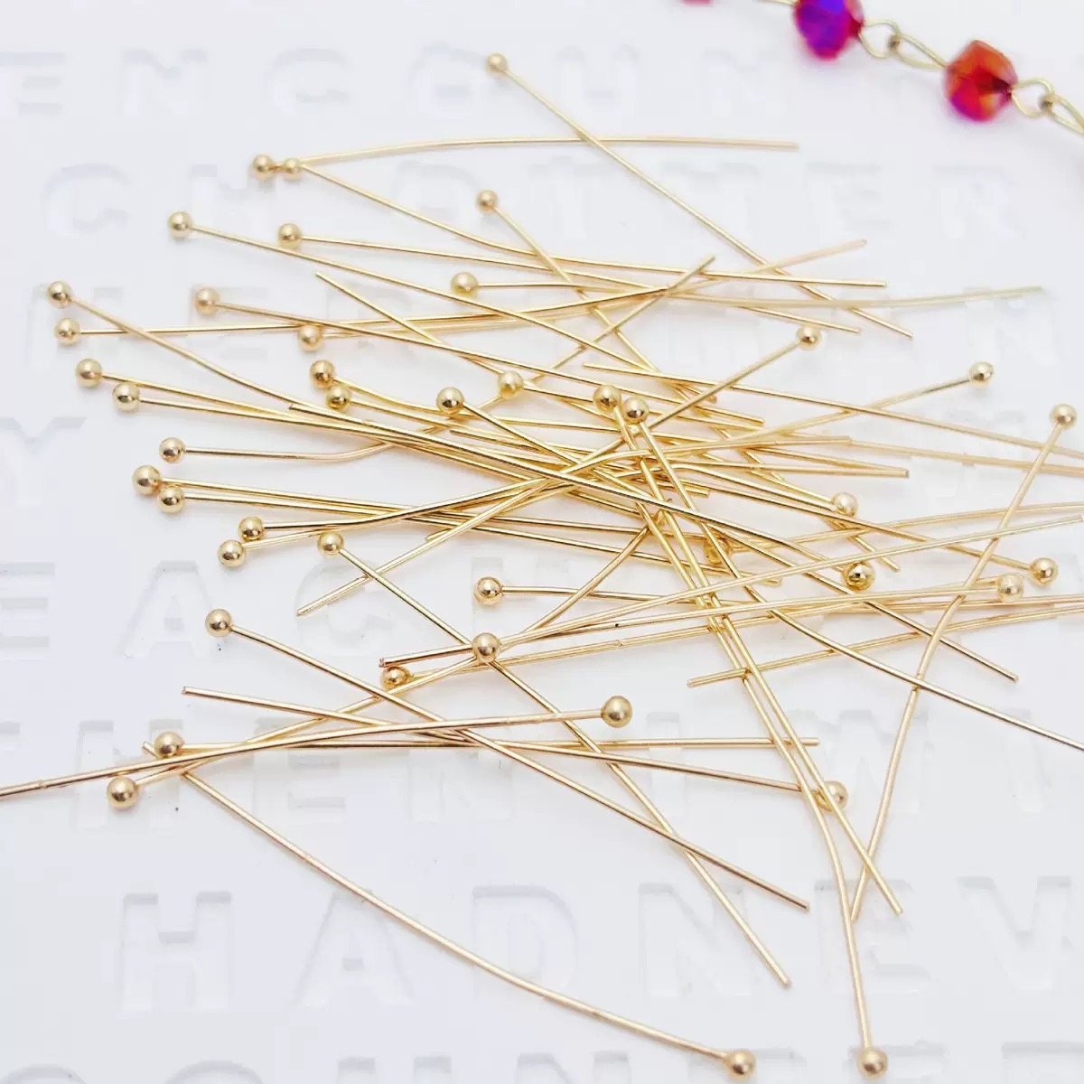 200 ชิ้น/ล็อต หมุดหัวบอลโลหะสี - Jewelry Making Head Pins บทวิจารณ์และราคา