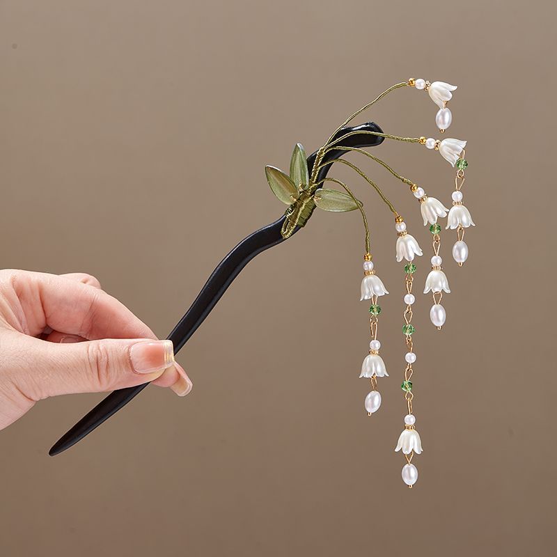 กิ๊บติดผมไม้รูปดอกไม้สไตล์วินเ - Jewelry Making Adults บทวิจารณ์และราคา