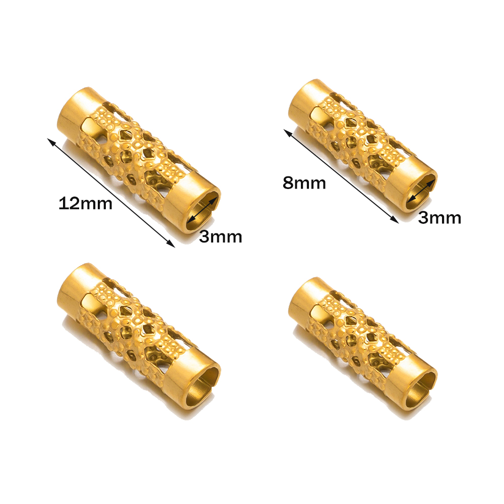 20pcs สแตนเลสสตีล Hollow Tube  - Seed Bead Tube บทวิจารณ์และราคา