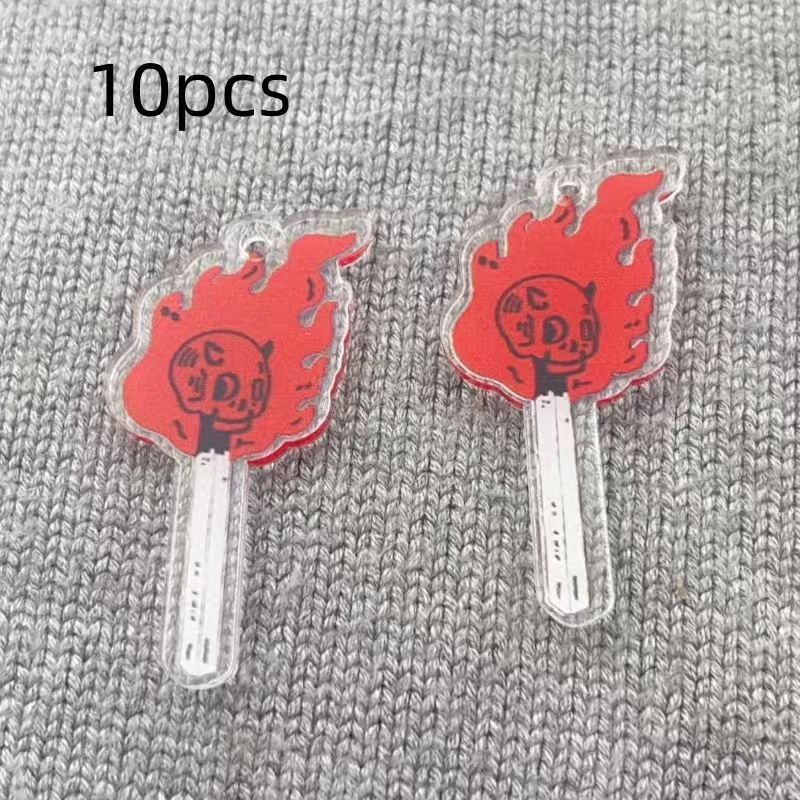 จี้อะคริลิคทรงหัวกะโหลก 10 ชิ้ - Jewelry Making Accessories บทวิจารณ์และราคา