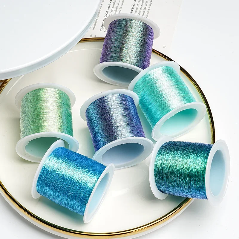 0.2มม.ที่มีสีสันทองด้ายสายคล้อ - Jewelry Making Event บทวิจารณ์และราคา