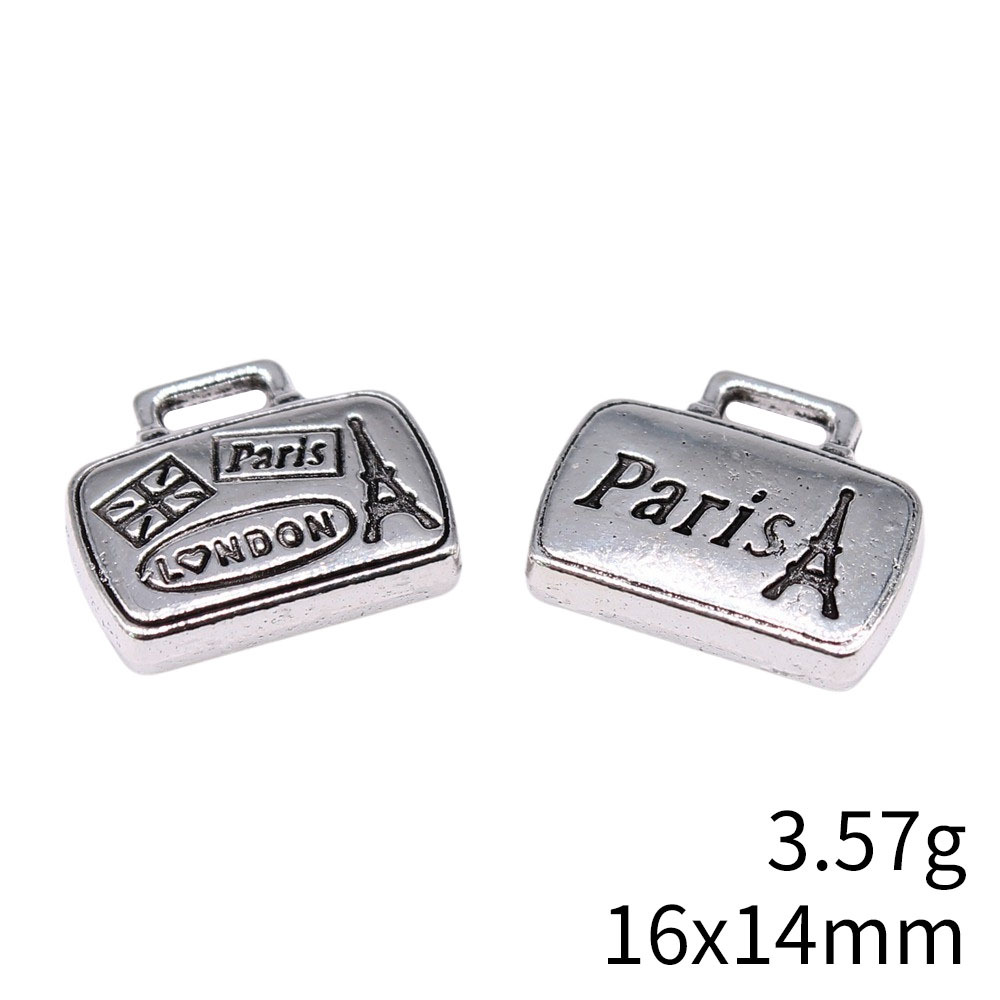 WYSIWYG 5ชิ้น16x14มม. สีเงินโบ - Jewelry Making Paris บทวิจารณ์และราคา