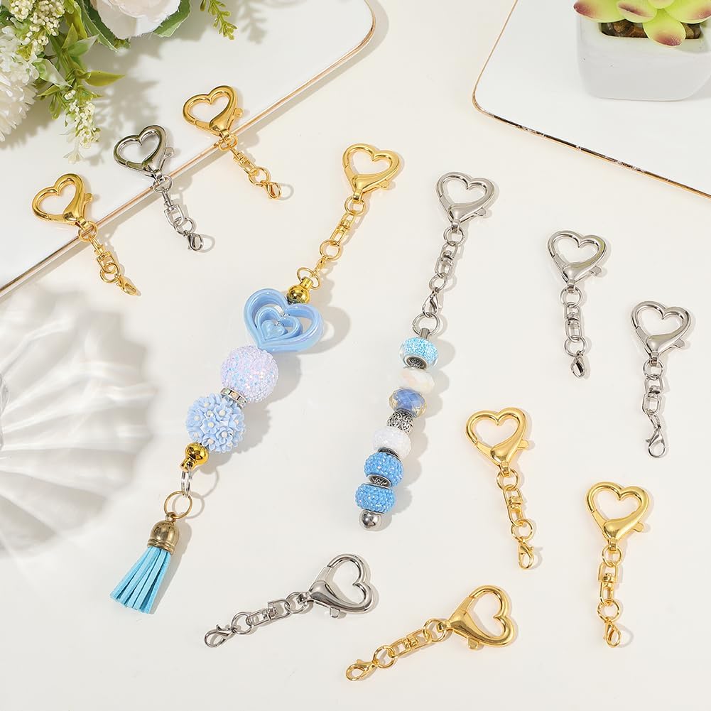 ตะขอเกี่ยวรูปหัวใจแบบหมุนได้ 5 - Jewelry Making Name บทวิจารณ์และราคา