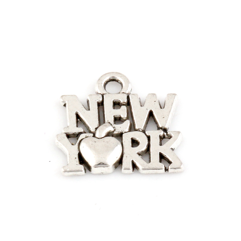 จี้โลหะผสมรูปแบบนิวยอร์ก 30 ชิ - Jewelry Making York บทวิจารณ์และราคา