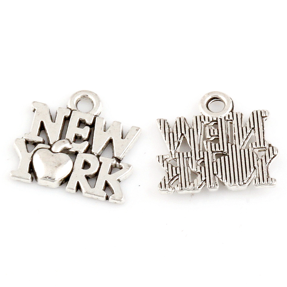 จี้โลหะผสมรูปแบบนิวยอร์ก 30 ชิ - Jewelry Making York บทวิจารณ์และราคา