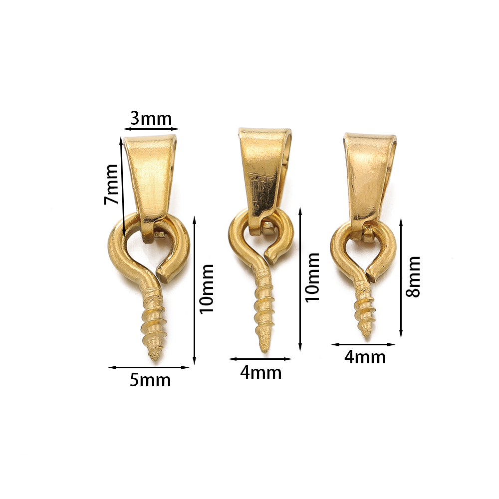 20pcs สแตนเลสสตีลสกรู Eye Pins - Jewelry Making Drill บทวิจารณ์และราคา