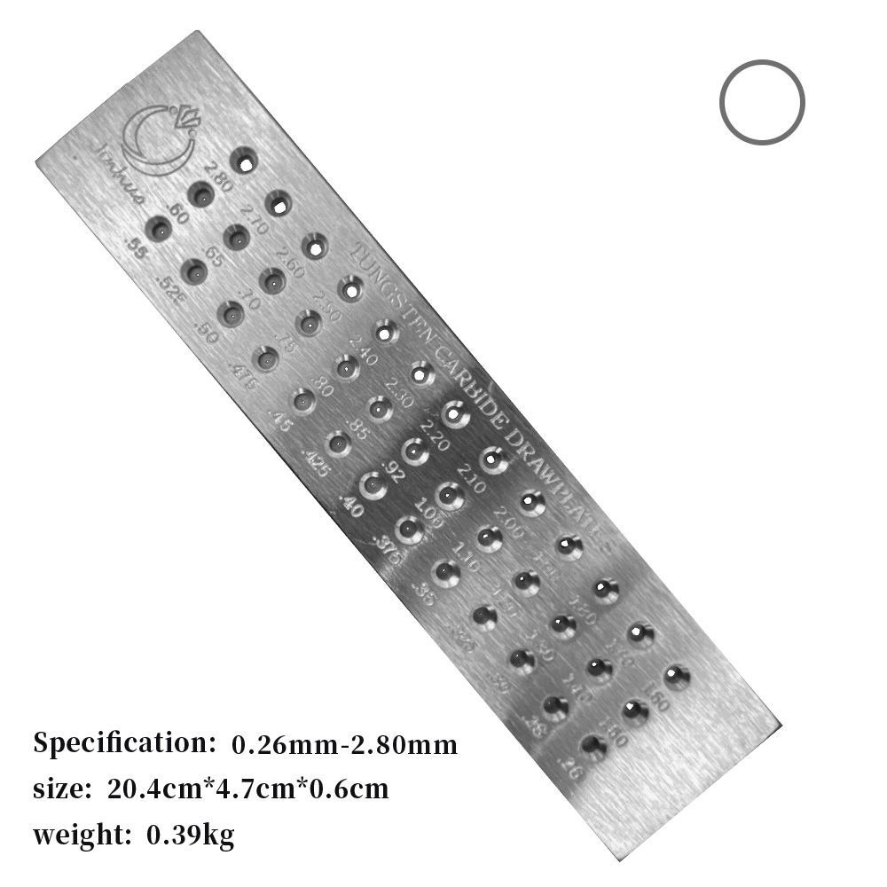 ทังสเตนคาร์ไบด์สายไฟ Drawplate - Jewelry Making Drawing บทวิจารณ์และราคา