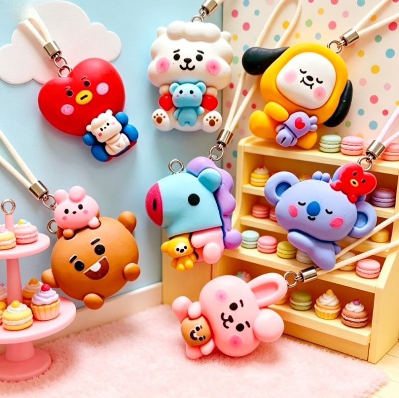 ชุด 7 ชิ้น BT21 ชาร์มการ์ตูนเร - Jewelry Making Brass บทวิจารณ์และราคา