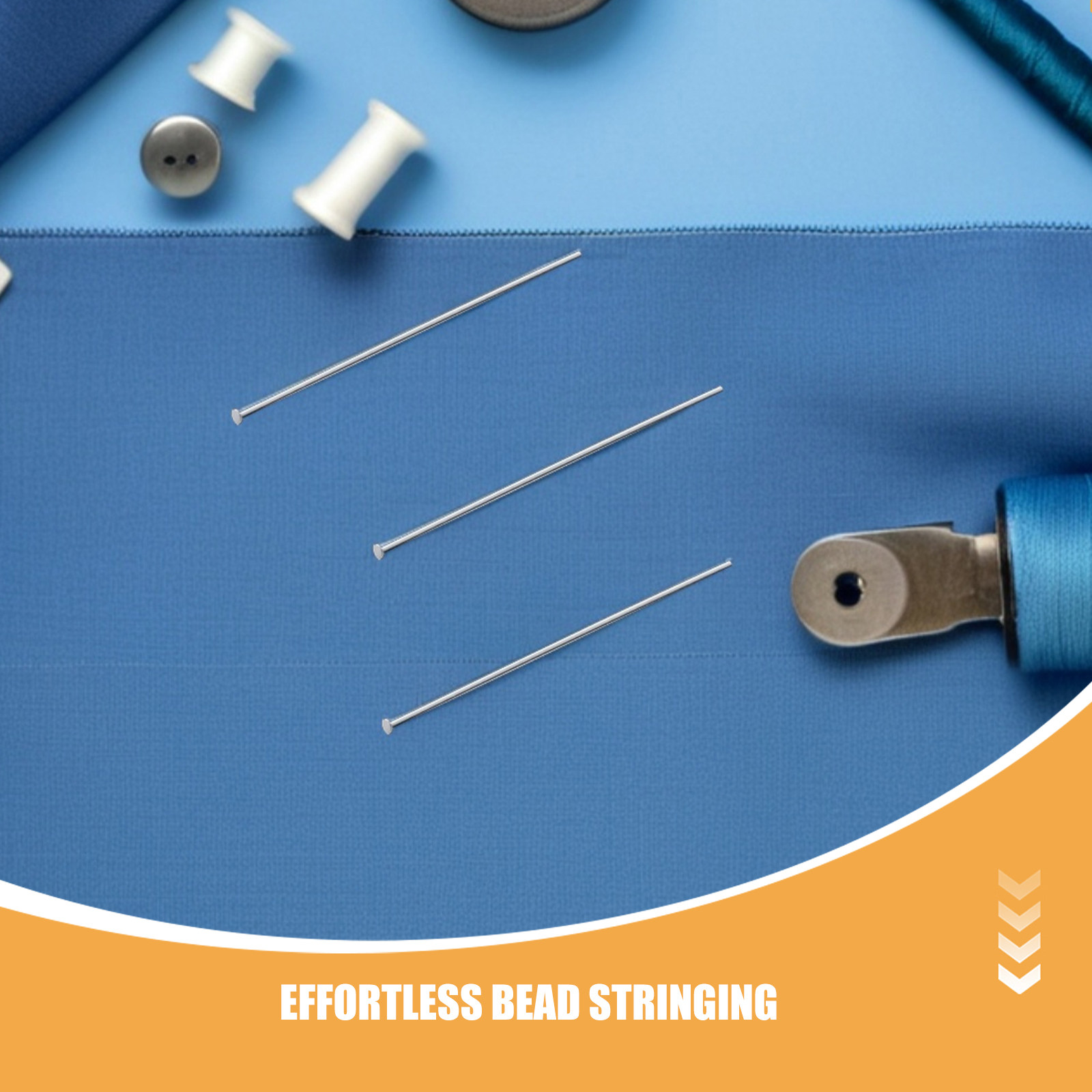 หมุดเหล็กกล้าไร้สนิม 300 ชิ้น  - Jewelry Making Head Pins บทวิจารณ์และราคา