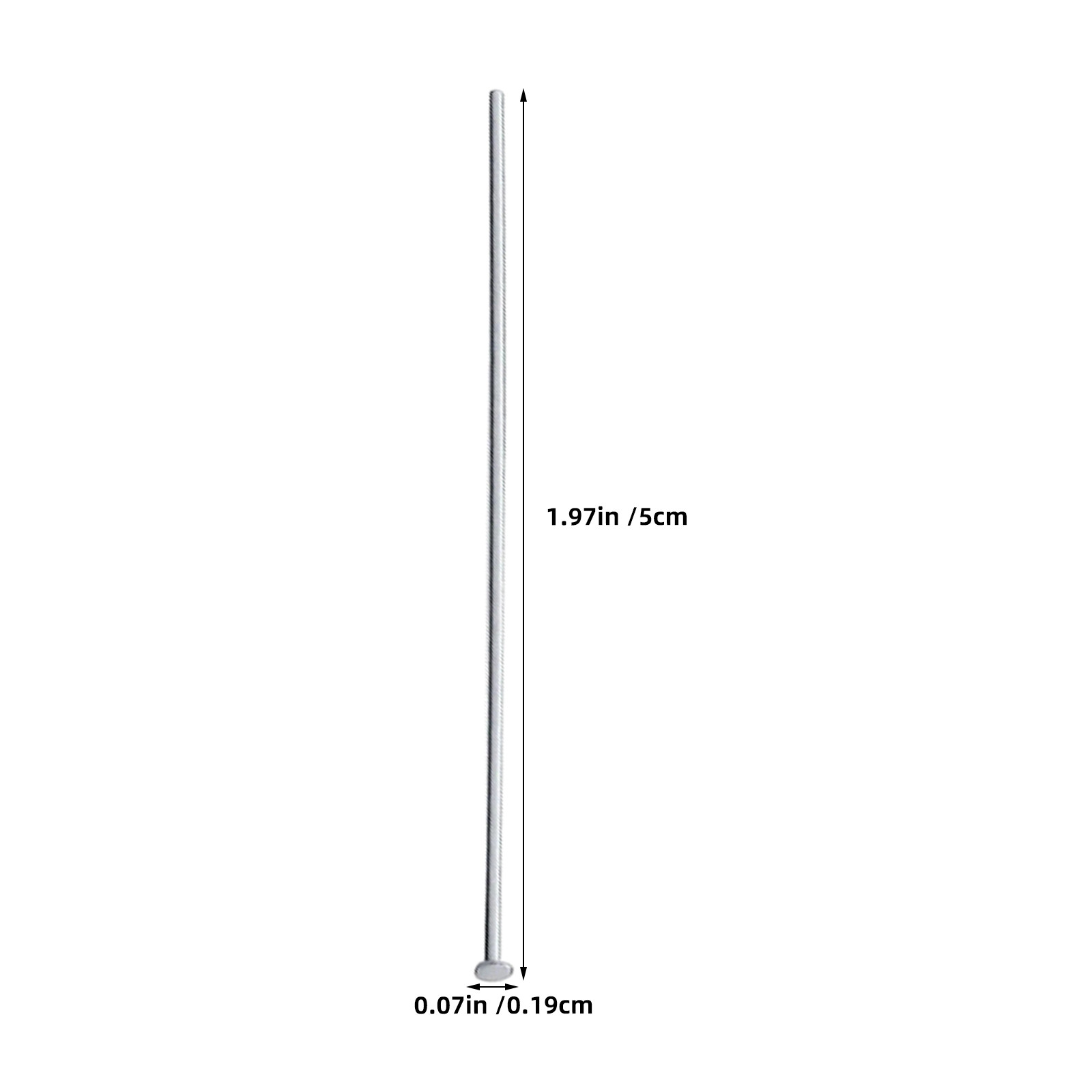 หมุดเหล็กกล้าไร้สนิม 300 ชิ้น  - Jewelry Making Head Pins บทวิจารณ์และราคา