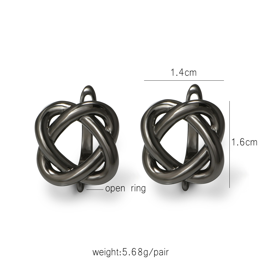 YANASI ต่างหูทองเหลืองสีดำ 1 ค - Jewelry Making Brass บทวิจารณ์และราคา