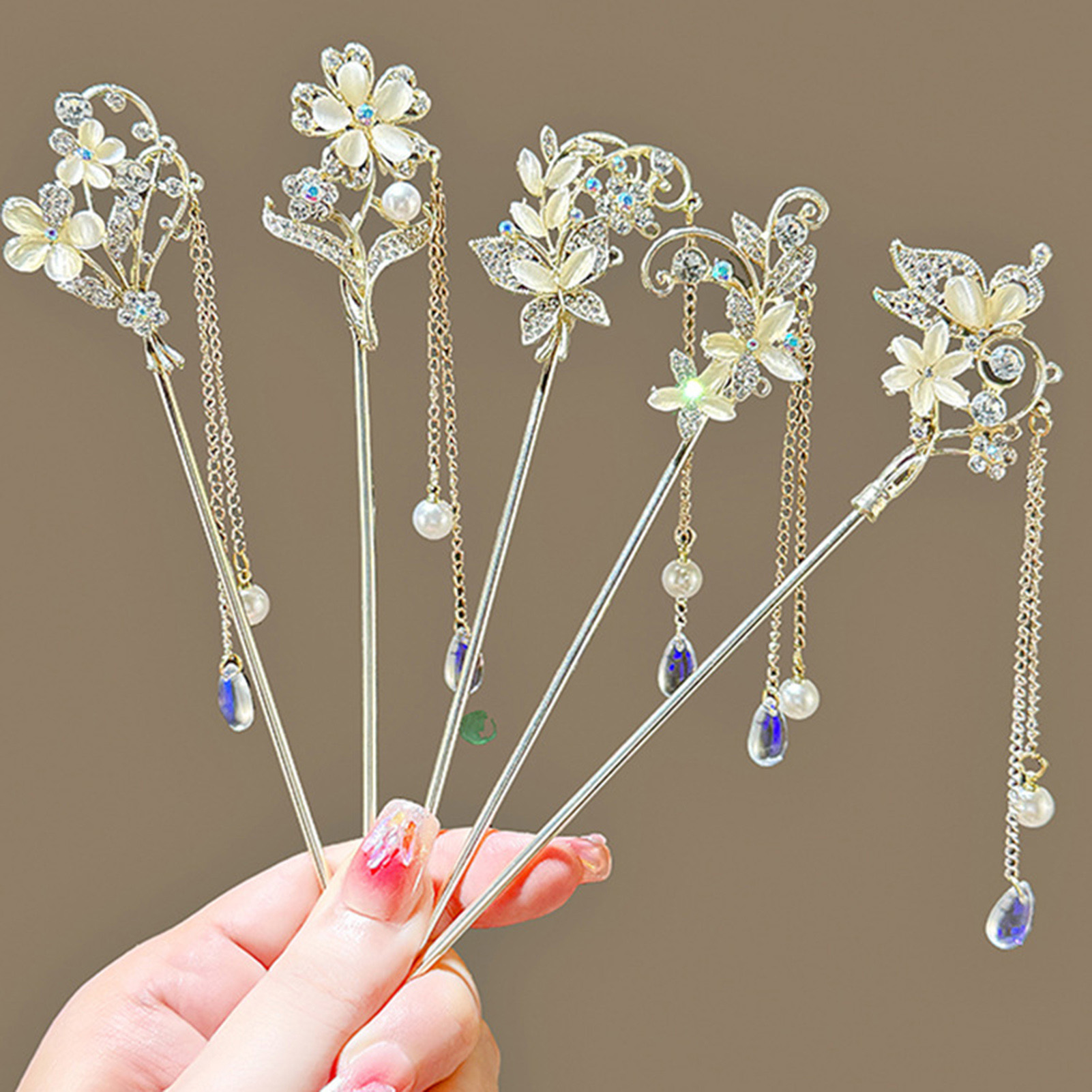 กิ๊บติดผมรูปตาแมวประดับดอกไม้  - Jewelry Making Adults บทวิจารณ์และราคา