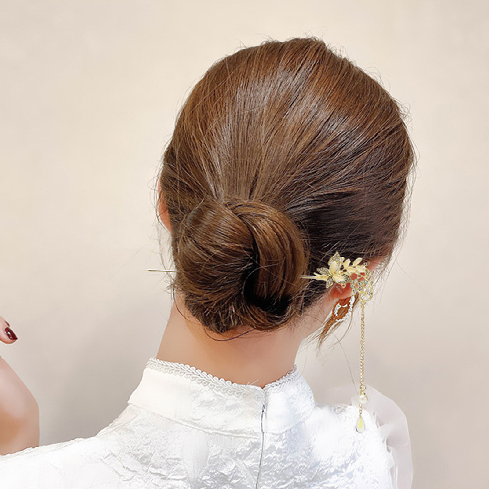 กิ๊บติดผมรูปตาแมวประดับดอกไม้  - Jewelry Making Adults บทวิจารณ์และราคา